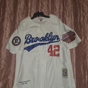 Brooklyn Baseball Jersey with Patches